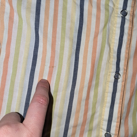 Alfred Dunner Womens 16 St Tropez Striped Top - Picture 3 of 5